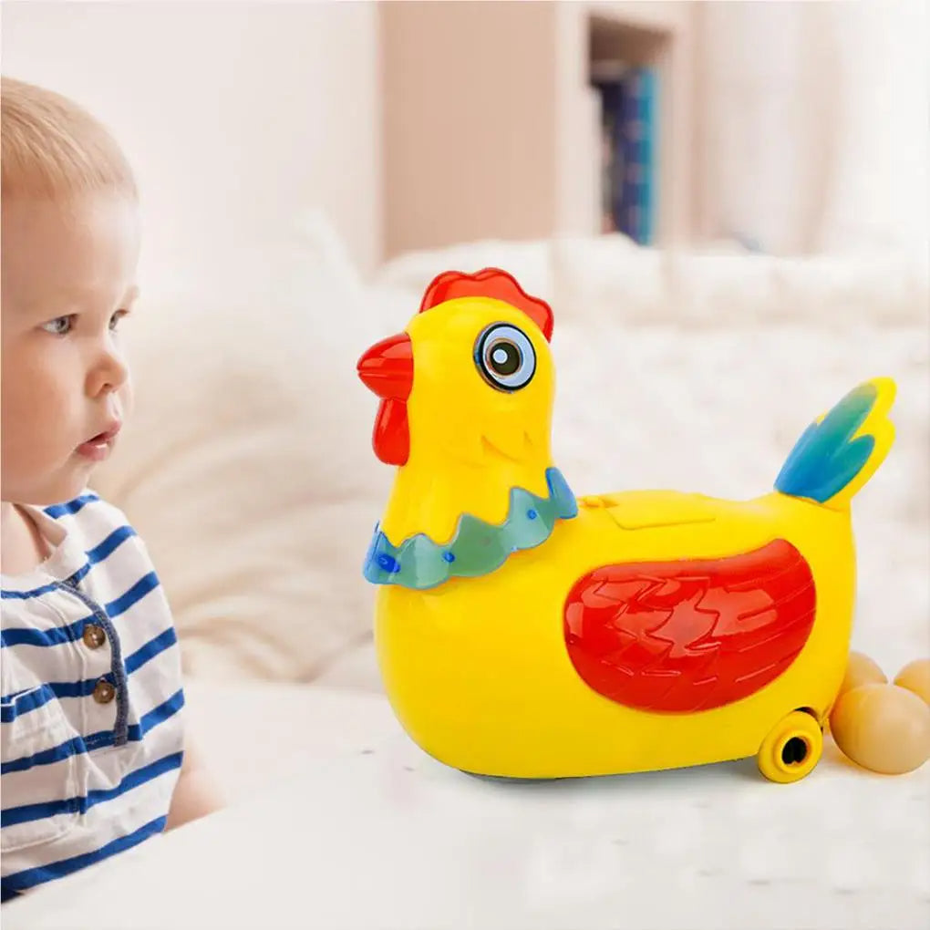 Toy Hen Who Can Walk Lay Eggs and Sing A Rooster An Electric Universal Children's Baby Puzzle Toys Boys and Girls