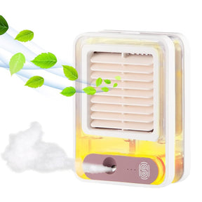 Portable Air Conditioner Usb Mini Air Cooler Fan Water Cooling