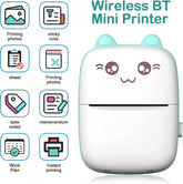 Portable Printer, Mini Pocket Wireless Bluetooth Thermal Printers